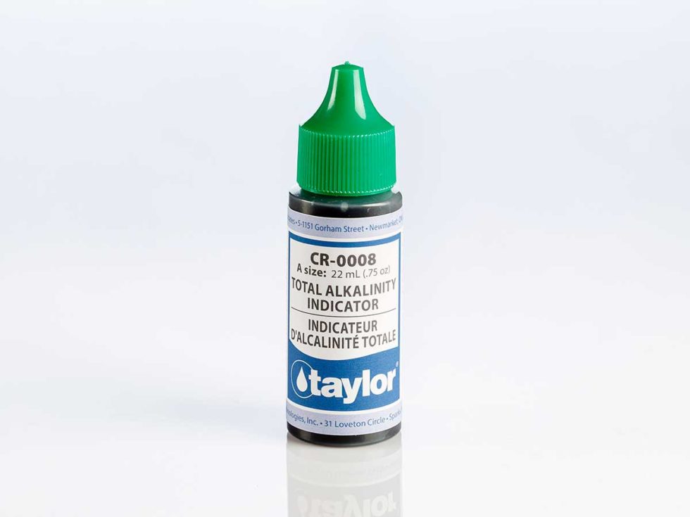 Taylor R0008A Total Alkalinity Indicator .75 oz, Dropper Bottle